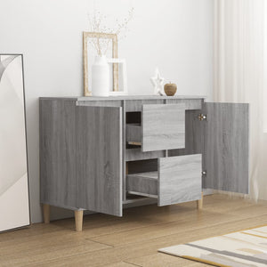 Μπουφές Γκρι Sonoma 101 x 35 x 70 εκ. από Επεξεργασμένο Ξύλο - Pakobazaar