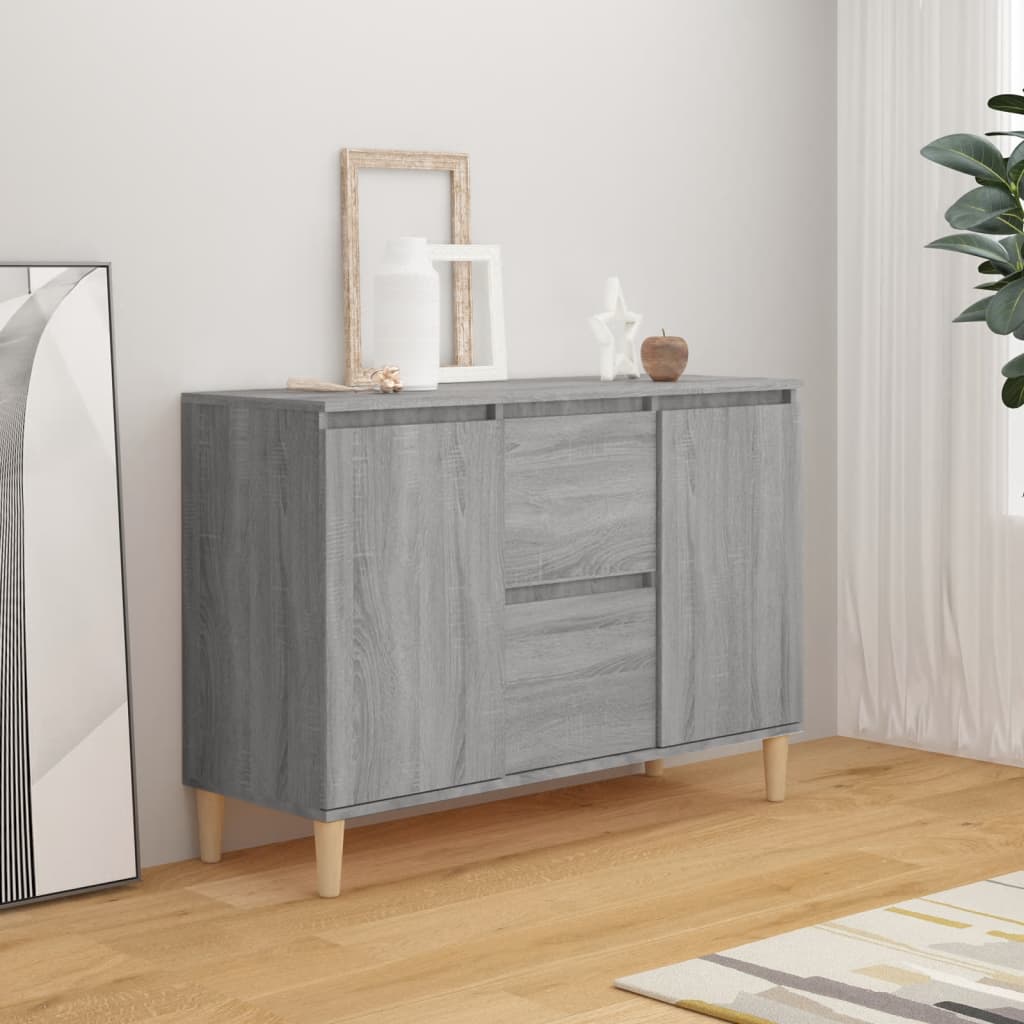 Μπουφές Γκρι Sonoma 101 x 35 x 70 εκ. από Επεξεργασμένο Ξύλο - Pakobazaar