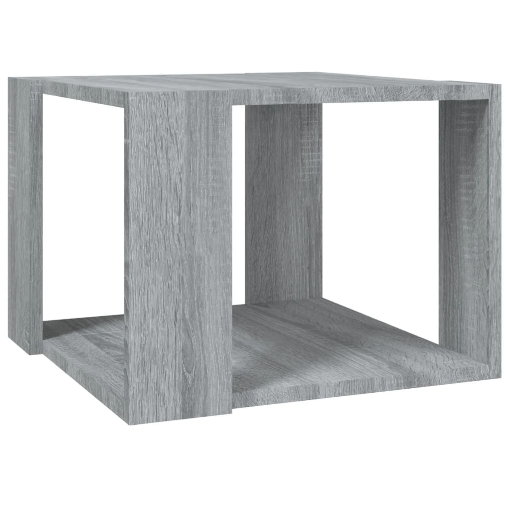 Τραπεζάκι Σαλονιού Γκρι Sonoma 40x40x30 εκ. Επεξεργασμένο Ξύλο