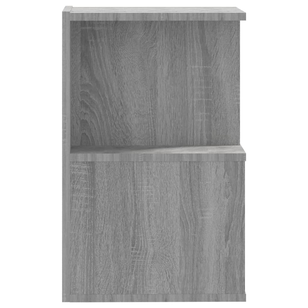 Κομοδίνο Γκρι Sonoma 35 x 35 x 55 εκ. από Επεξεργασμένο Ξύλο