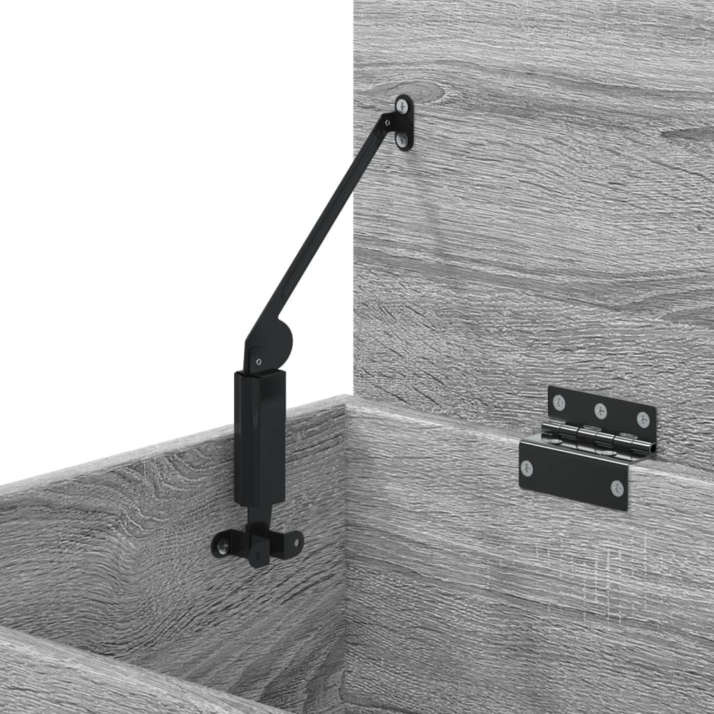 Μπαούλο Αποθήκευσης Γκρι Sonoma 84x42x46 εκ. Επεξεργασμένο Ξύλο