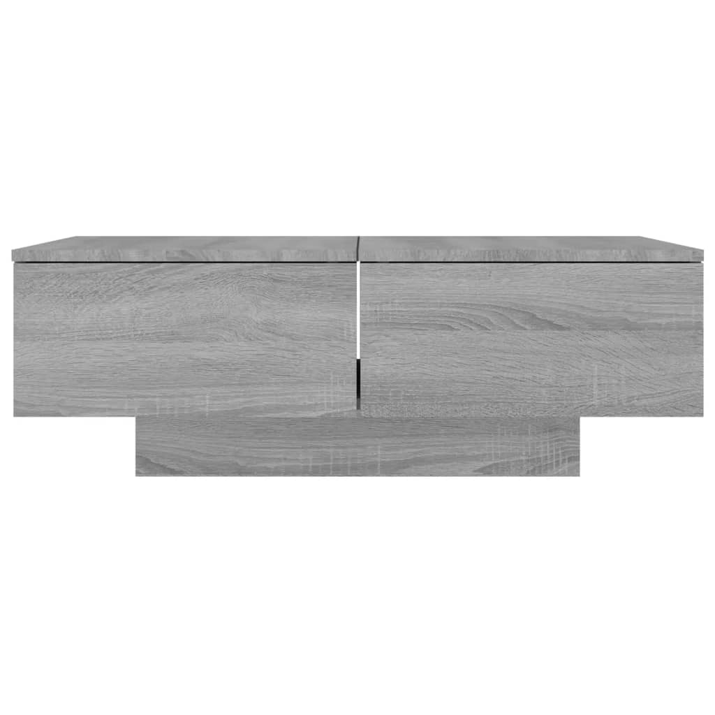 Τραπεζάκι Σαλονιού Γκρι Sonoma 90x60x31 εκ. Επεξεργασμένο Ξύλο