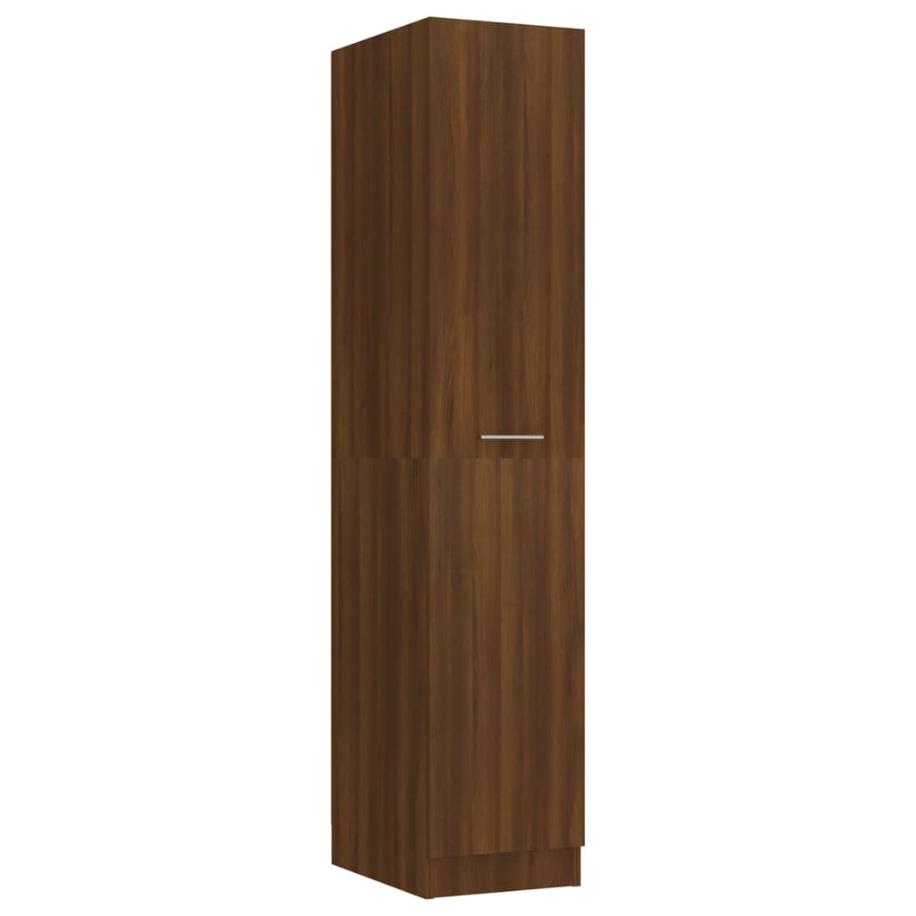 Συρταριέρα Γενικής Χρήσης Καφέ Δρυς 30x42,5x150 εκ. Επεξ. Ξύλο