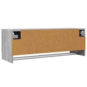 Ντουλάπα Γκρι Sonoma 100x32,5x35 εκ. από Επεξεργασμένο Ξύλο - Pakobazaar