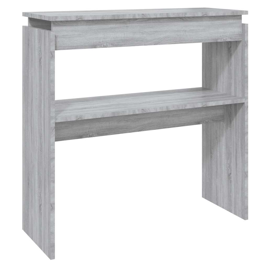 Τραπέζι Κονσόλα Γκρι Sonoma 80 x 30 x 80 εκ. Επεξεργασμένο Ξύλο