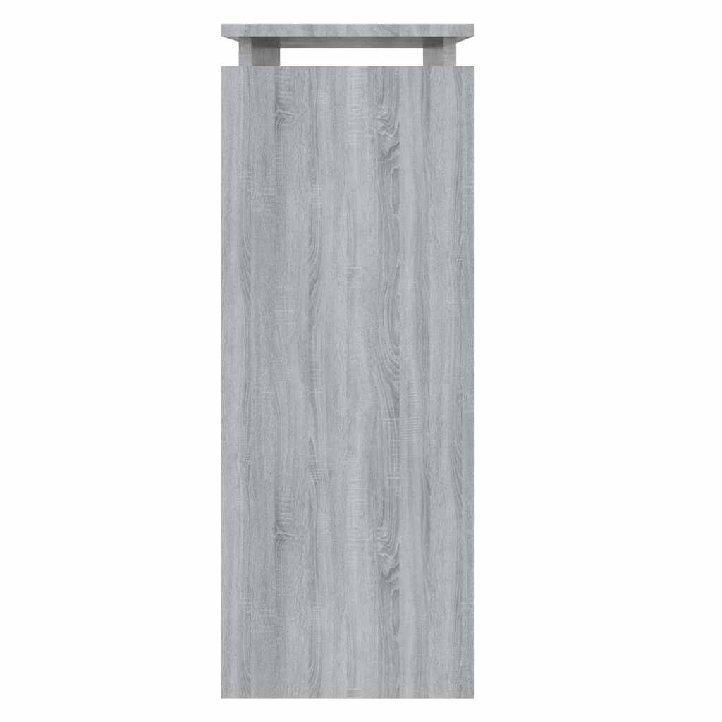 Τραπέζι Κονσόλα Γκρι Sonoma 80 x 30 x 80 εκ. Επεξεργασμένο Ξύλο