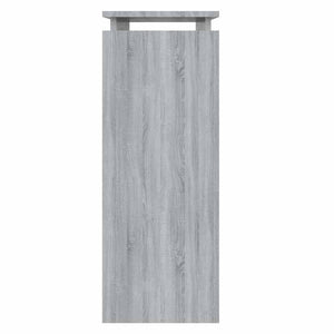 Τραπέζι Κονσόλα Γκρι Sonoma 80 x 30 x 80 εκ. Επεξεργασμένο Ξύλο
