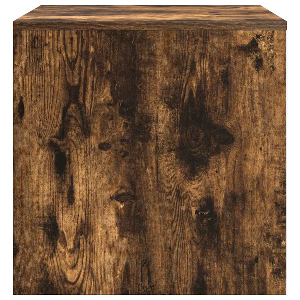 Τραπεζάκια Ζιγκόν 3 τεμ. Καπνιστή Δρυς από Επεξεργασμένο Ξύλο