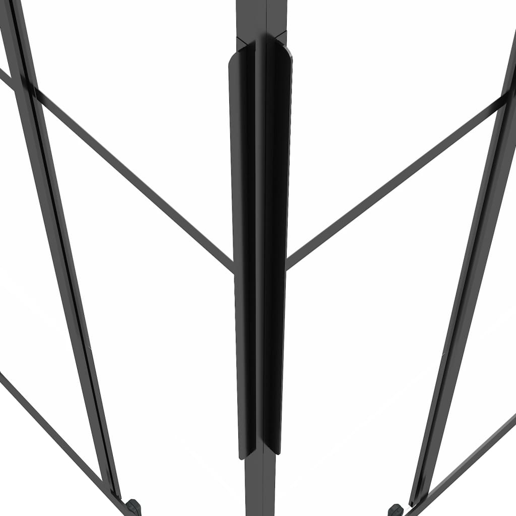 Καμπίνα Ντουζιέρας με Σχέδιο Αμμοβολής Μαύρη 80x80x180 εκ. ESG - PAKOBAZAAR