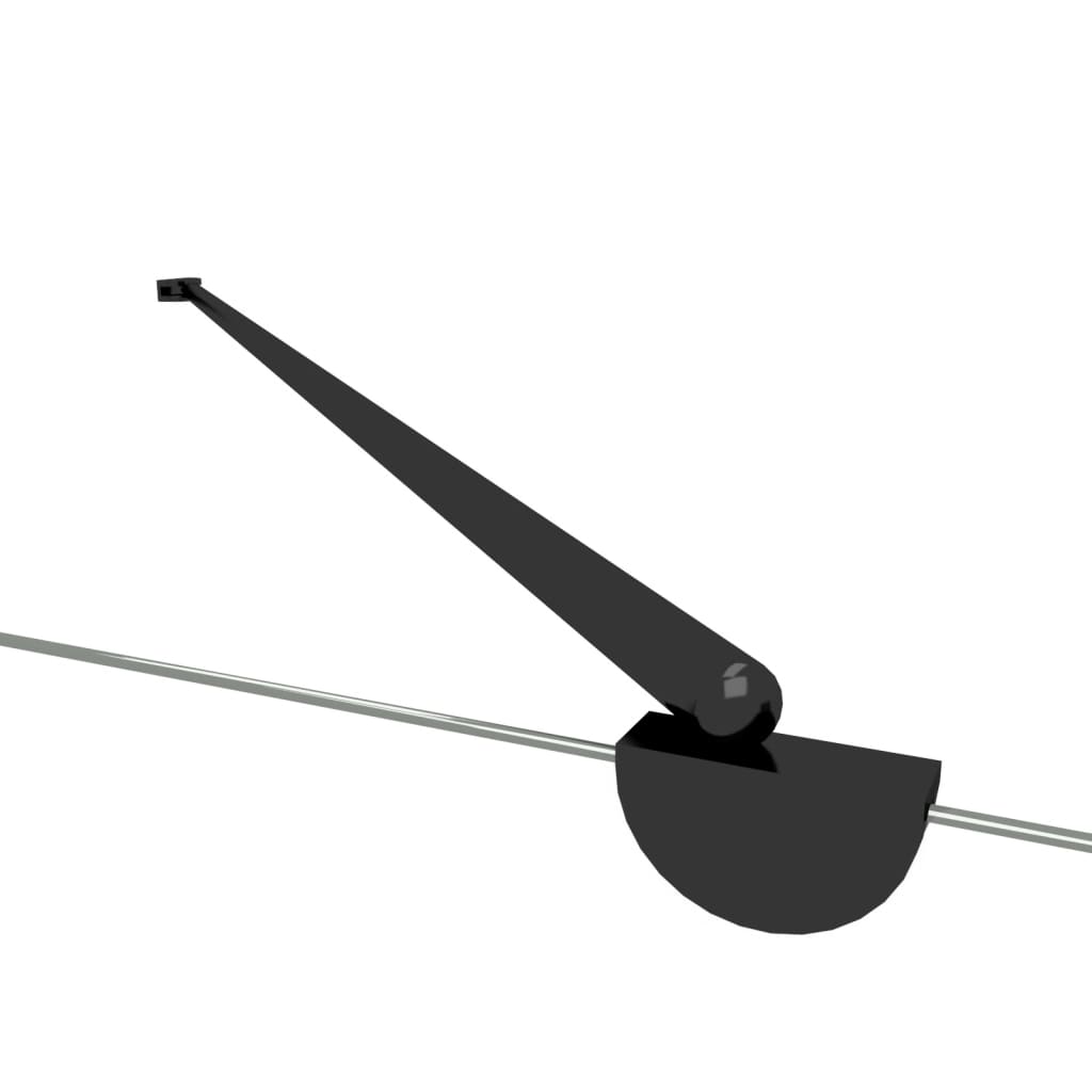 Καμπίνα Μπανιέρας Ριγέ 120 x 68 x 130 εκ. από Ψημένο Γυαλί - PAKOBAZAAR