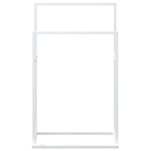 Κρεμάστρα για Πετσέτες Ανεξάρτητη Λευκή 48x24x78,5 εκ Σιδερένια