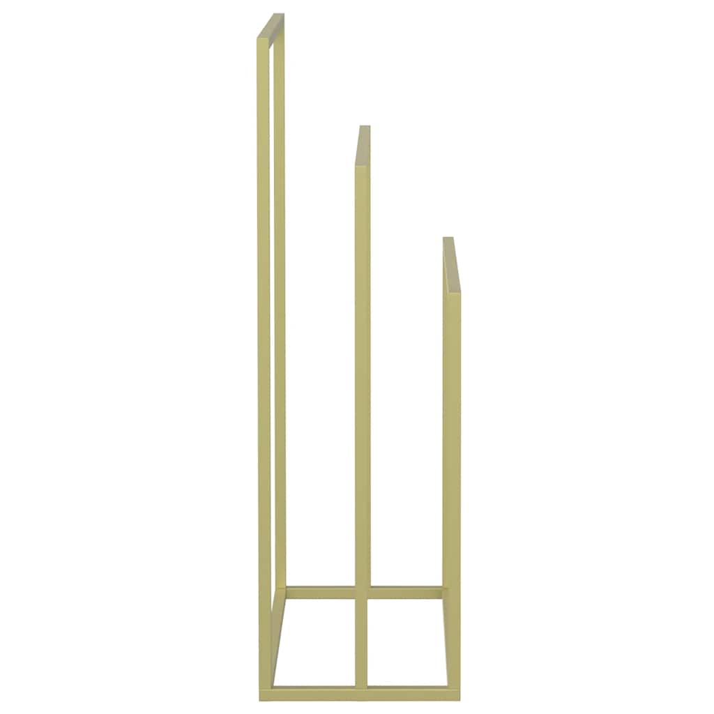 Κρεμάστρα για Πετσέτες Ανεξάρτητη Χρυσή 48x24x79 εκ. Σιδερένια - Pakobazaar