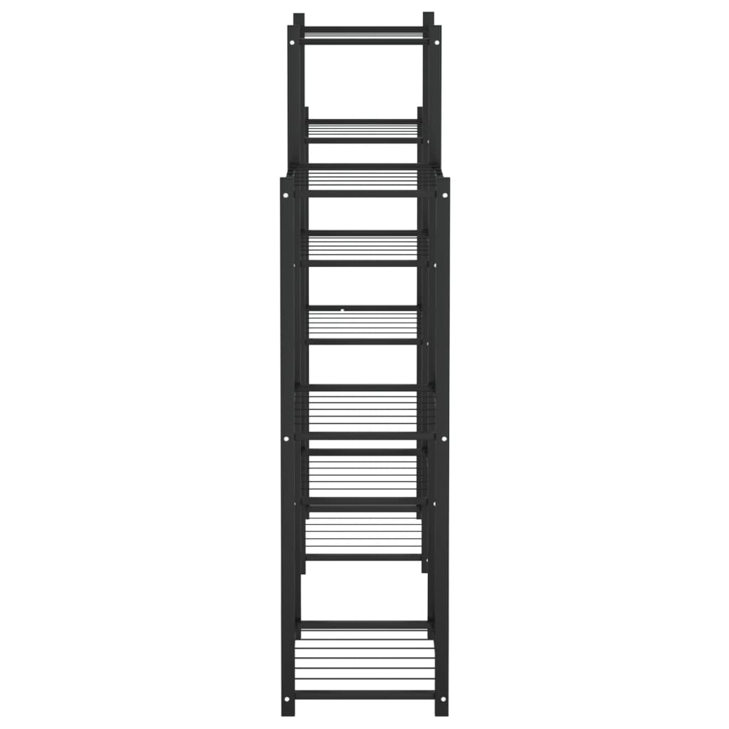 Βάση Λουλουδιών Μαύρη 83 x 25 x 100 εκ. Σιδερένια