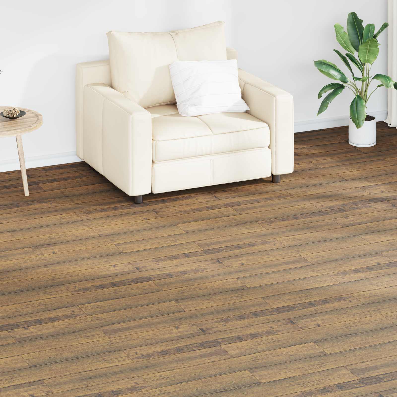 Πλάκες Δαπέδου 18 pcs Καρυδιά Καφέ 2,51 m² PVC - Pakobazaar