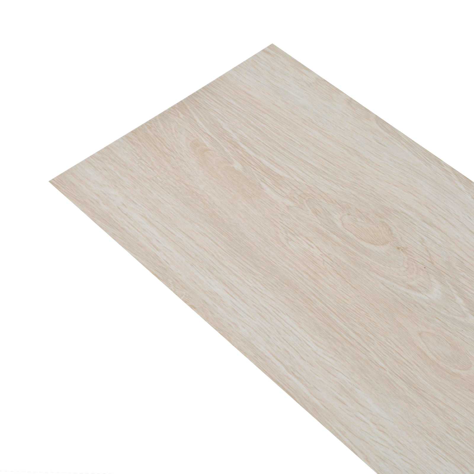 Πλάκες Δαπέδου 18 pcs Λευκό Κλασικό Δρυς 2,51 m² PVC - Pakobazaar