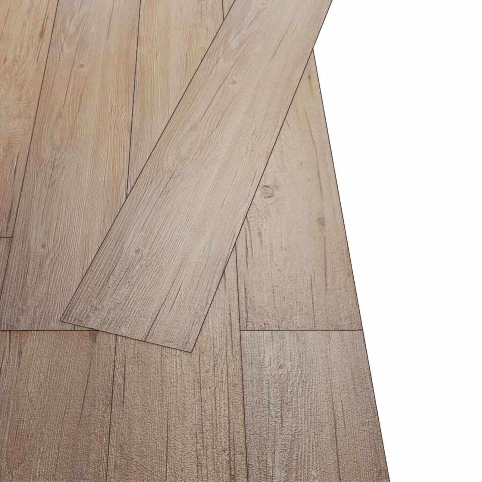 Πλάκες Δαπέδου 18 pcs Καφέ Δρυς 2,51 m² PVC - Pakobazaar