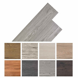 Πλάκες Δαπέδου 18 pcs Σκούρο Γκρι 2,51 m² PVC - Pakobazaar