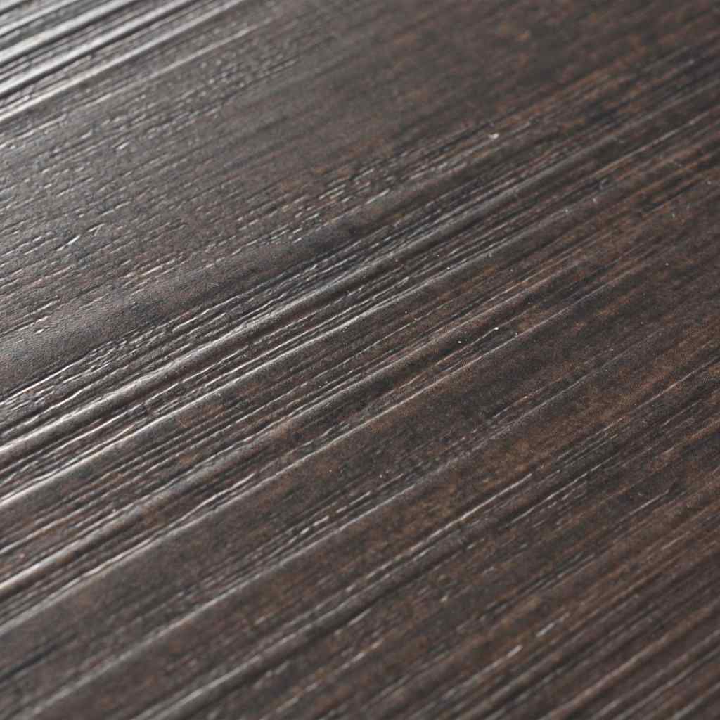 Δάπεδο Αυτοκόλλητο Σκούρο Καφέ 2,51 μ² / 2 χιλ. από PVC