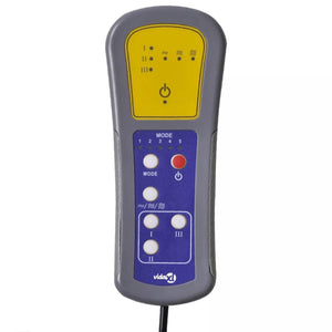 Πολυθρόνα Ανακλινόμενη Μασάζ Ηλεκτρική Σκούρο Γκρι Υφασμάτινη - Pakobazaar