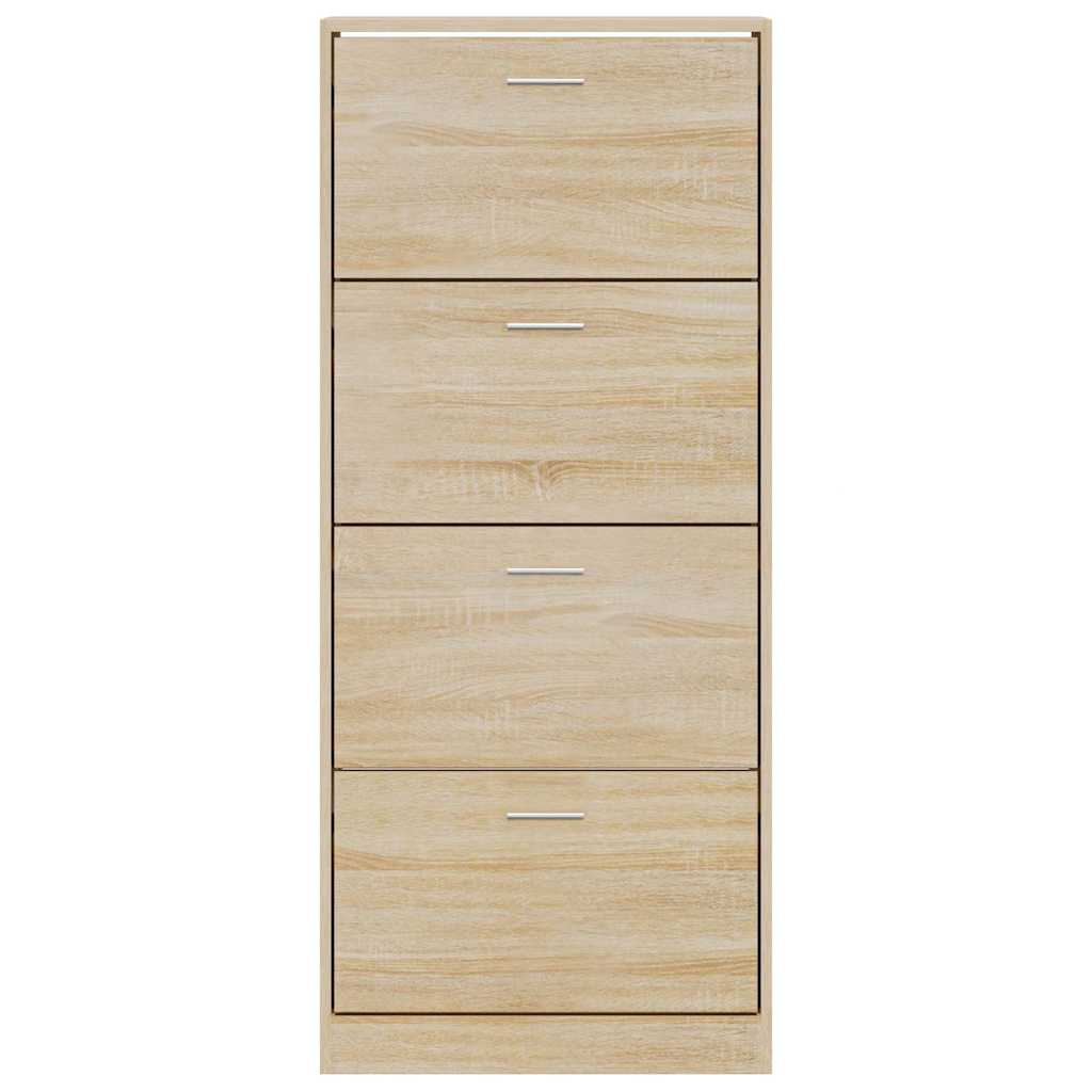 Παπουτσοθήκη Sonoma Δρυς 63x24x147 εκ. από Επεξεργασμένο Ξύλο - Pakobazaar