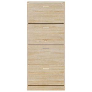 Παπουτσοθήκη Sonoma Δρυς 63x24x147 εκ. από Επεξεργασμένο Ξύλο - Pakobazaar