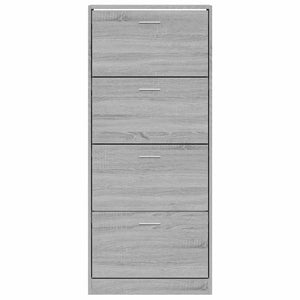 Παπουτσοθήκη Γκρι Sonoma 63x24x147 εκ. από Επεξεργασμένο Ξύλο - Pakobazaar