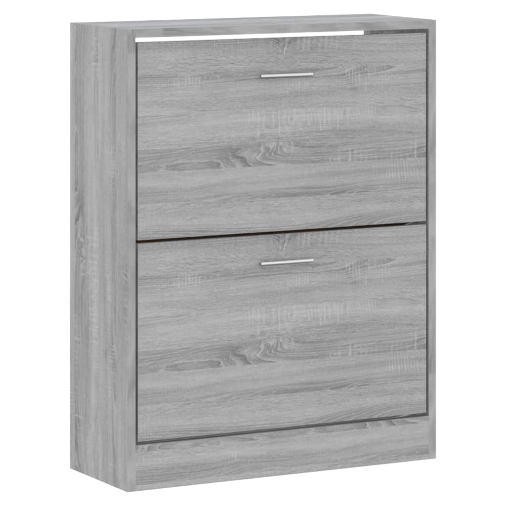 Παπουτσοθήκη Γκρι Sonoma 63x24x81 εκ. από Επεξεργασμένο Ξύλο - Pakobazaar