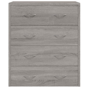 Συρταριέρα με 4 Συρτάρια Γκρι Sonoma 60 x 30,5 x 71 εκ. - Pakobazaar