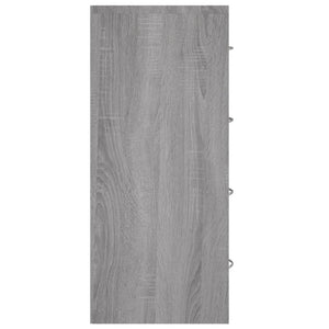 Συρταριέρα με 4 Συρτάρια Γκρι Sonoma 60 x 30,5 x 71 εκ. - Pakobazaar