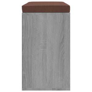 Παπουτσοθήκη Γκρι Sonoma 103x30x48 εκ. από Επεξεργασμένο Ξύλο