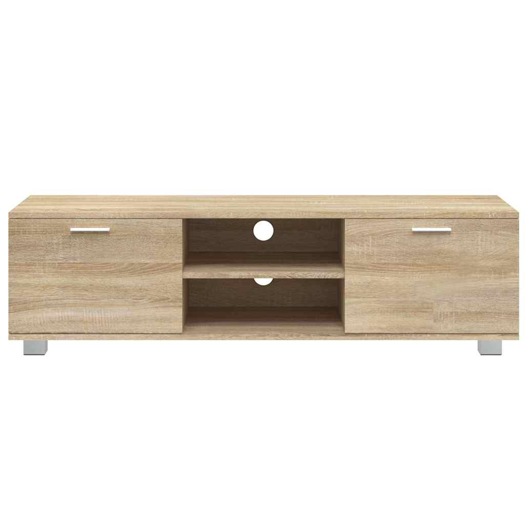 Έπιπλο Τηλεόρασης Sonoma Δρυς 140x40,5x35 εκ. Επεξεργ. Ξύλο - Pakobazaar