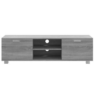 Έπιπλο Τηλεόρασης Γκρι Sonoma 140x40,5x35 εκ. από Επεξεργ. Ξύλο