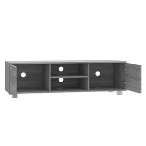 Έπιπλο Τηλεόρασης Γκρι Sonoma 140x40,5x35 εκ. από Επεξεργ. Ξύλο