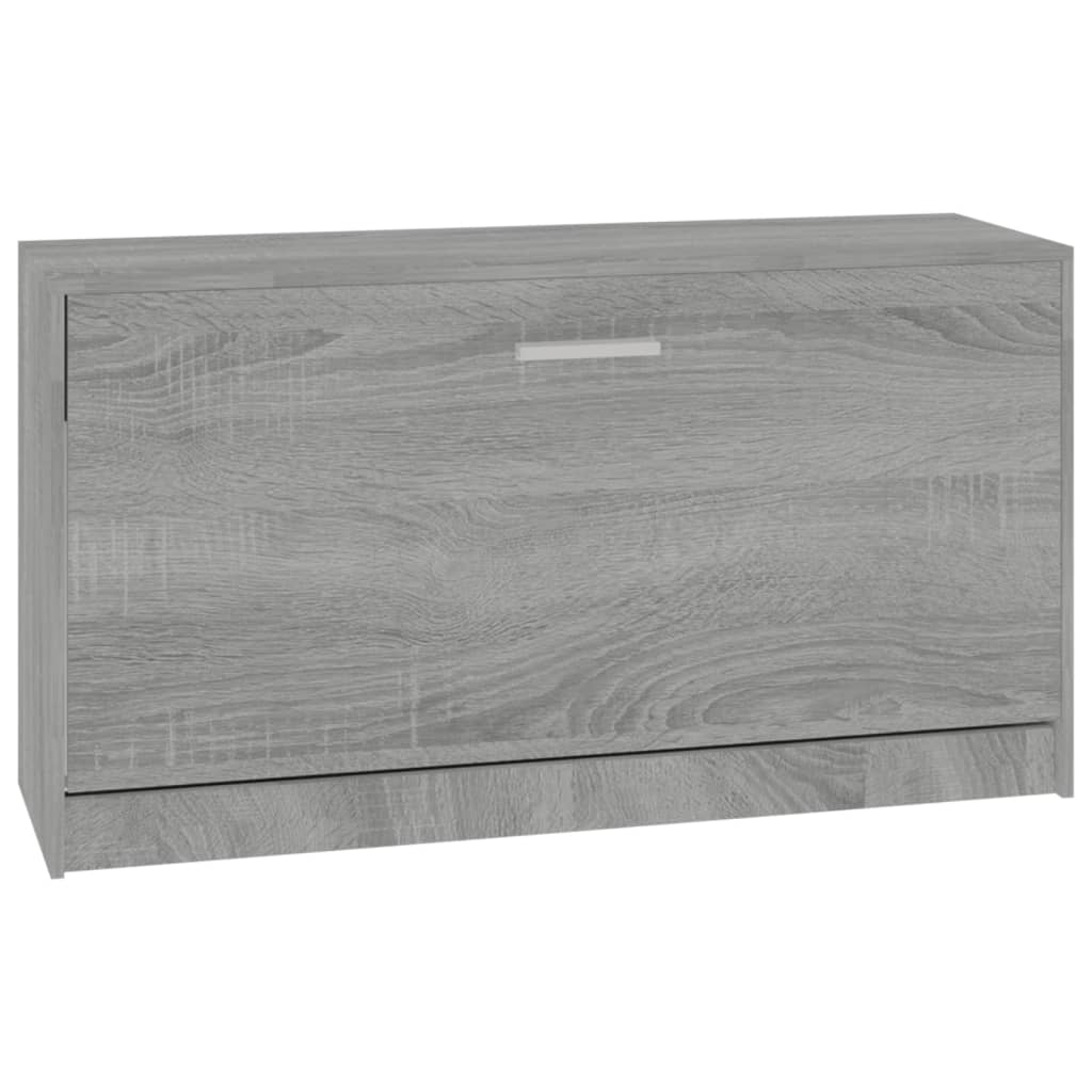 Παπουτσοθήκη Γκρι Sonoma 80x24x45 εκ. από Επεξεργασμένο Ξύλο
