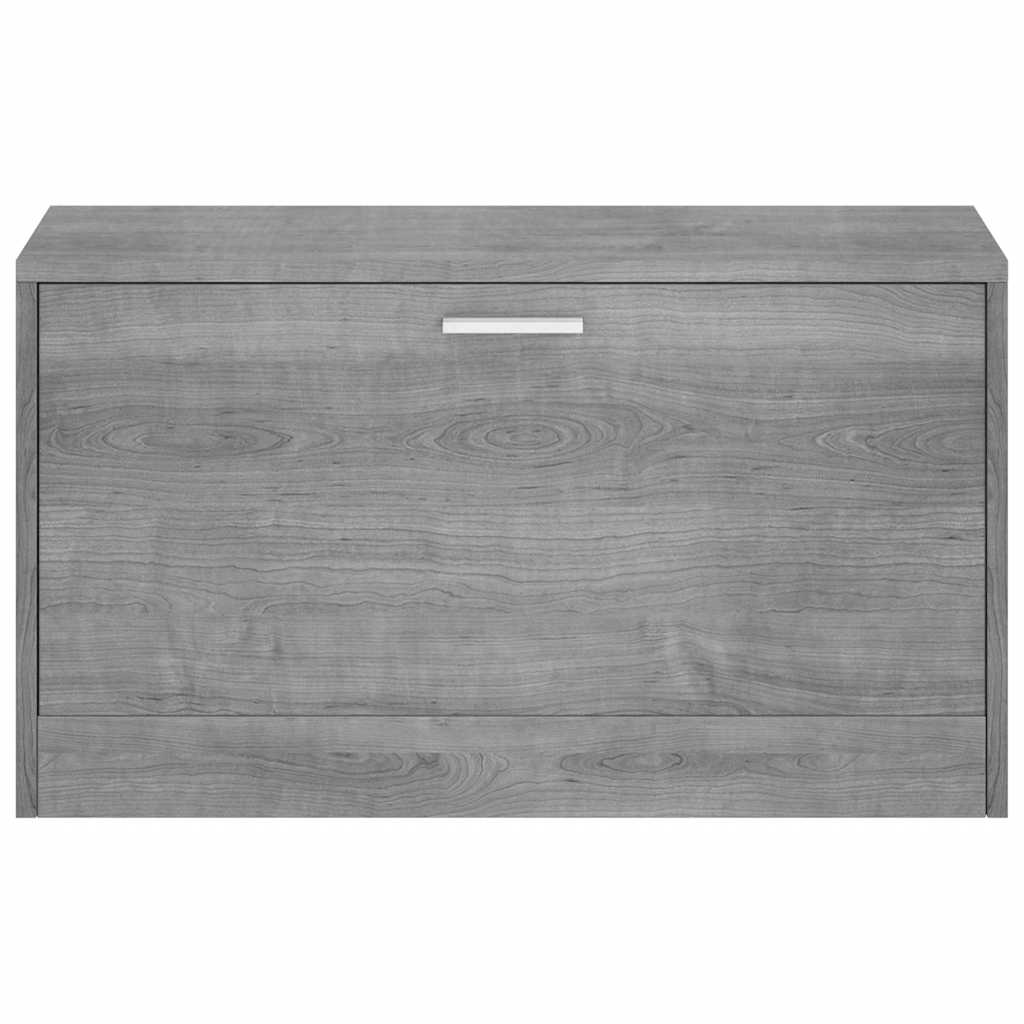 Παπουτσοθήκη Γκρι Sonoma 80x24x45 εκ. από Επεξεργασμένο Ξύλο