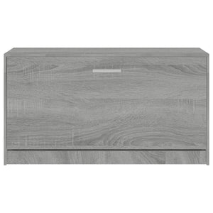 Παπουτσοθήκη Γκρι Sonoma 80x24x45 εκ. από Επεξεργασμένο Ξύλο
