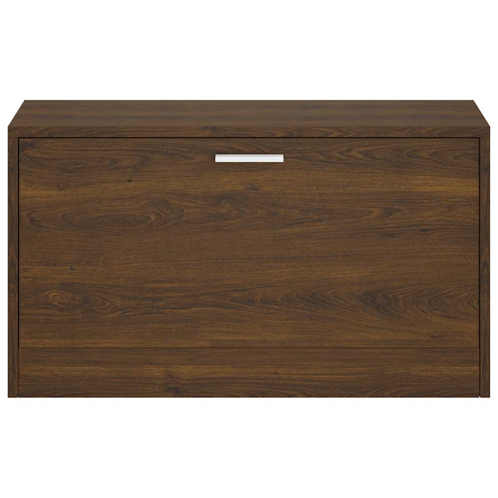 Παπουτσοθήκη Καφέ Δρυς 80x24x45 εκ. από Επεξεργασμένο Ξύλο - Pakobazaar