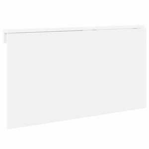 Τραπέζι Τοίχου Πτυσσόμενο Γυαλ. Λευκό 100x60x56 εκ. Επεξ. Ξύλο - Pakobazaar