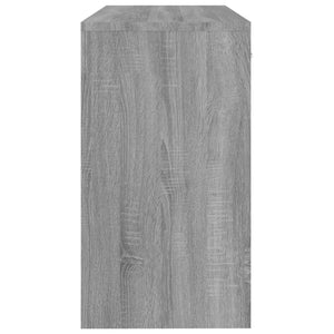 Γραφείο με Συρτάρι & Ντουλάπι Γκρι Sonoma 100x40x73 εκ. Επ.Ξύλο