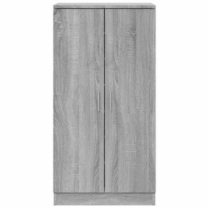 Παπουτσοθήκη Γκρι Sonoma 55x35x108 εκ. από Επεξεργασμένο Ξύλο