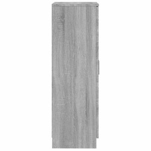 Παπουτσοθήκη Γκρι Sonoma 55x35x108 εκ. από Επεξεργασμένο Ξύλο