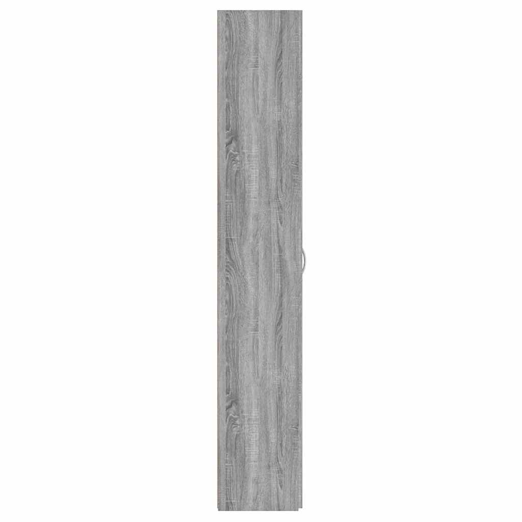 Ντουλάπα Γραφείου Γκρι Sonoma 60x32x190 εκ. Επεξεργασμένο Ξύλο