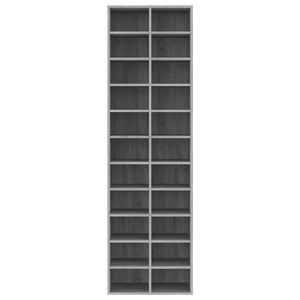 Παπουτσοθήκη Γκρι Sonoma 54 x 34 x 183 εκ. Επεξεργασμένο Ξύλο