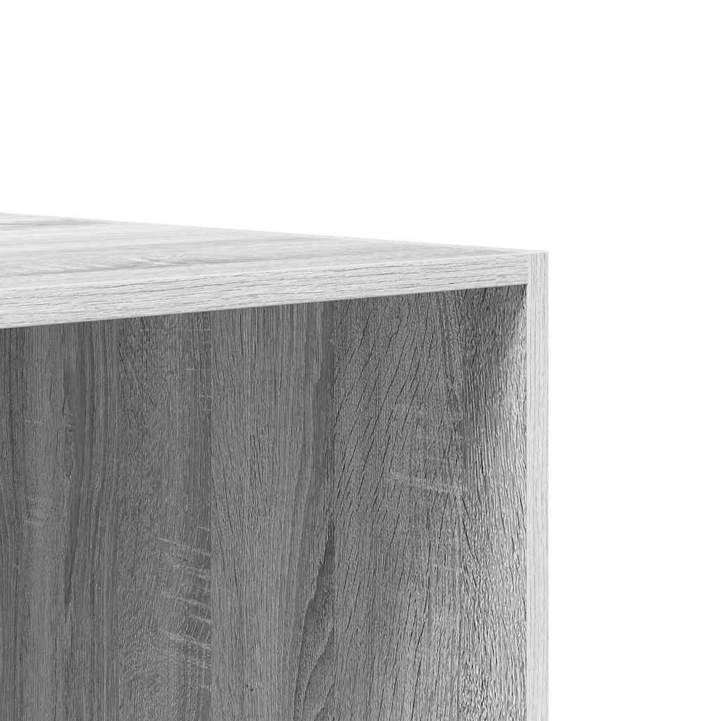Ντουλάπα με Συρτάρια Γκρι Sonoma 50 x 50 x 200 εκ Επεξεργ. Ξύλο