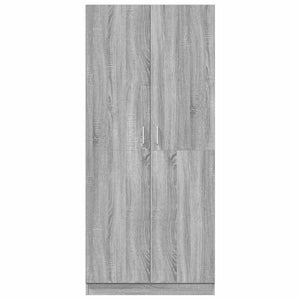 Ντουλάπα Γκρι Sonoma 80 x 52 x 180 εκ. από Επεξεργασμένο Ξύλο