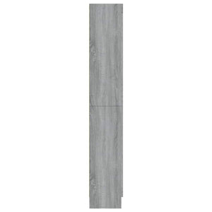 Βιτρίνα Γκρι Sonoma 82,5x30,5x185 εκ. από Επεξεργασμένο Ξύλο - Pakobazaar