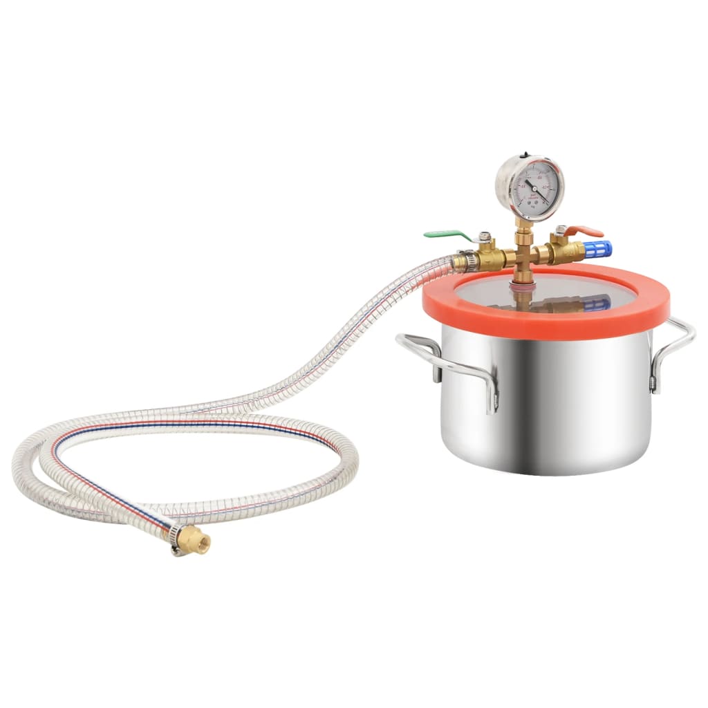 Θάλαμος Κενού με Αντλία Δύο Σταδίων 3,7 Λίτρα - Pakobazaar