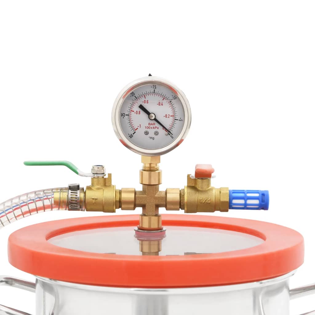 Θάλαμος Κενού με Αντλία Δύο Σταδίων 3,7 Λίτρα - Pakobazaar