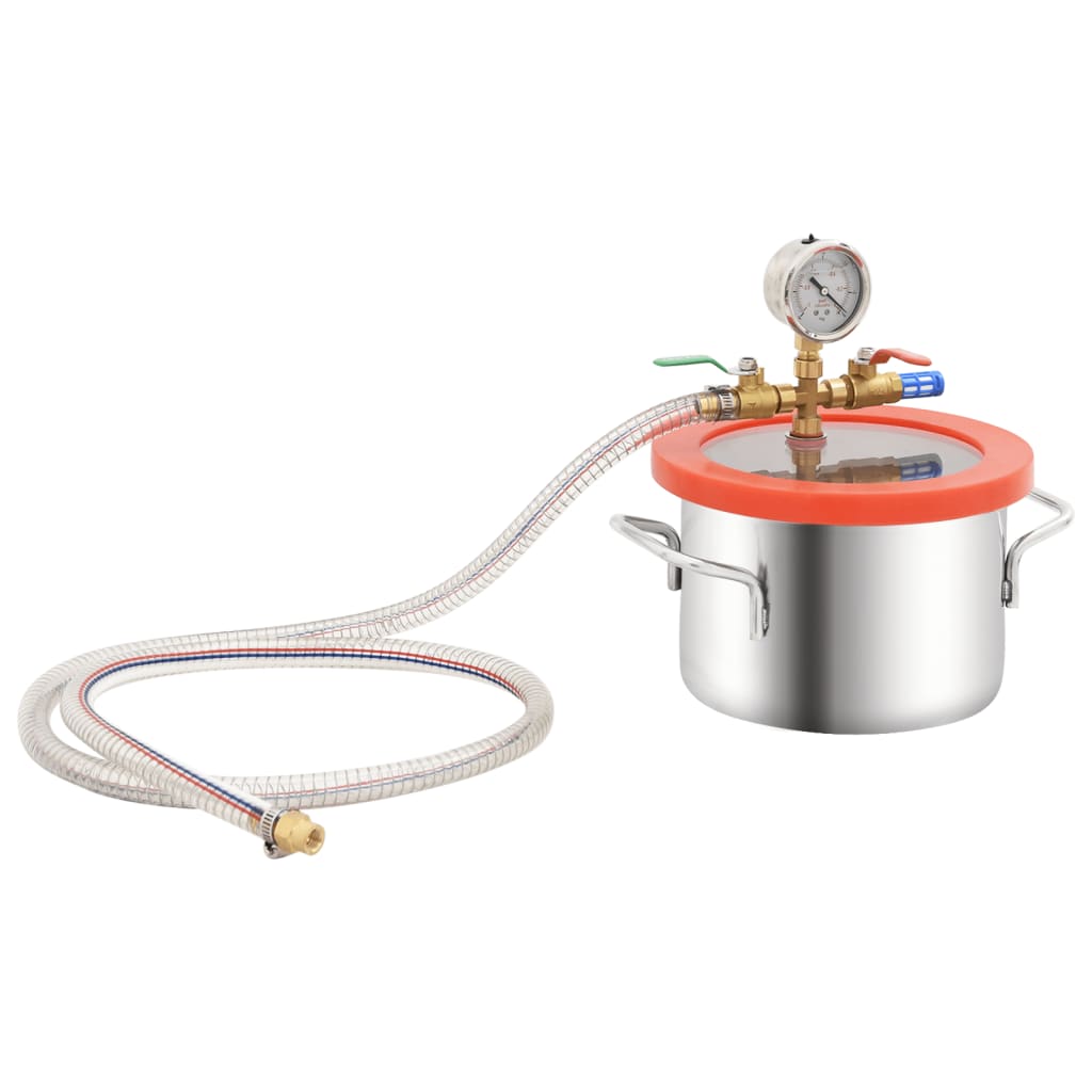 Θάλαμος Κενού με Αντλία Δύο Σταδίων 3,7 Λίτρα - Pakobazaar