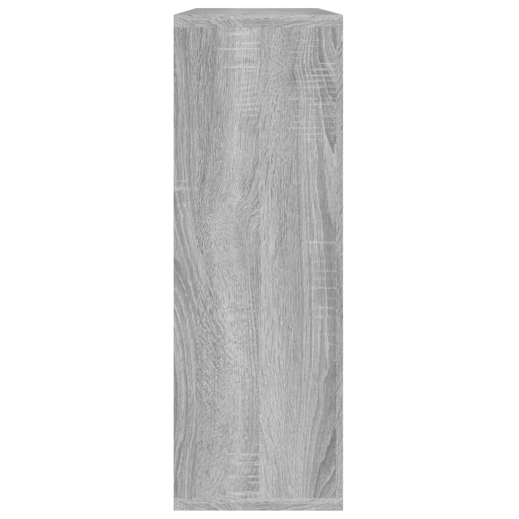 Ραφιέρα Τοίχου Γκρι Sonoma 104x20x58,5 εκ. Επεξεργασμένο Ξύλο - Pakobazaar